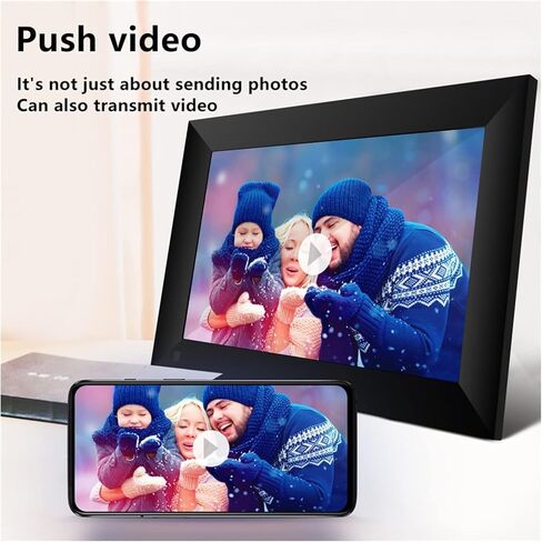 إطار صور رقمي 10.1 بوصة P100 WiFi إطار صورة رقمي 16 جيجابايت تحكم إلكتروني ذكي في إطار الصورة إرسال صور دفع فيديو 800 × 1280 IPS LCD لوحة مشغلات فيديو ومسجلات in Saudi Arabia