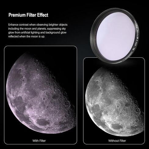 عدسة Astromania مقاس 2 بوصة فائقة الاتساع بزاوية 80 درجة F30mm - حزمة مع - مرشح Moon/Skyglow مقاس 2 بوصة in Kuwait