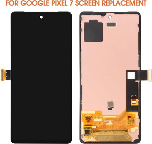 بديل شاشة OLED لـ Google Pixel 7 لشاشة Pixel 7 LCD GVU6C GQML3 LCD محول رقمي شاشة تعمل باللمس جزء Repir أسود مع إطار in Kuwait