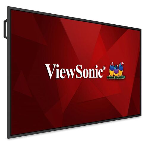 شاشة العرض التجارية ViewSonic CDE65G3 مقاس 65 بوصة بدقة 4K UHD خالية من نظام التشغيل مع سطوع 500 نيت، ونسبة تباين 1200:1، ومكبرات صوت مزدوجة 10 وات، ومدخل HDMI وUSB C وVGA وUSB in Saudi Arabia