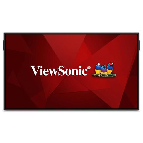 شاشة العرض التجارية ViewSonic CDE65G3 مقاس 65 بوصة بدقة 4K UHD خالية من نظام التشغيل مع سطوع 500 نيت، ونسبة تباين 1200:1، ومكبرات صوت مزدوجة 10 وات، ومدخل HDMI وUSB C وVGA وUSB in Saudi Arabia