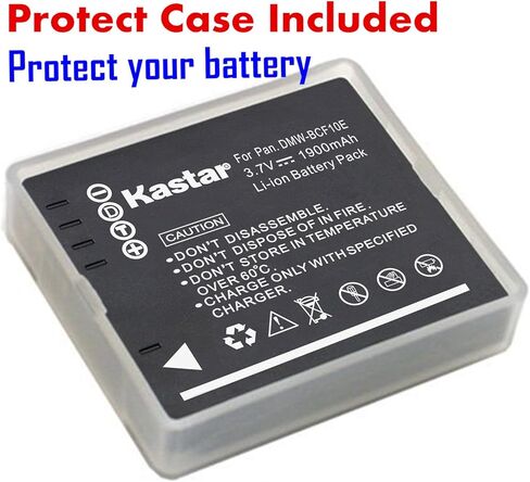 بطارية Kastar (X2) وشاحن LCD نحيف بديل لباناسونيك DMW-BCF10 Lumix DMC-TS2 TS3 TS4 DMC-F2 F3 DMC-FH1 FH3 FH20 FH22 DMC-FS6 FS12 FS15 DMC-FS25 DMC-FS42 DMC-FS62 DMC-FT1 DMC-FP8 DMC-FX700 in Kuwait