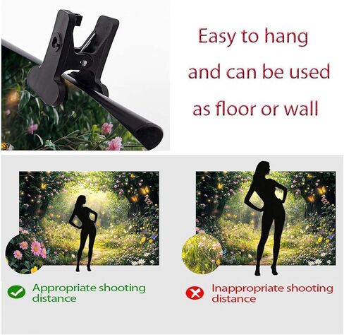 7 × 5 قدم مسحور الغابات خلفية صورة خرافة حديقة خلفية الزهور زهرة فراشة الاطفال فتاة استحمام الطفل ماجيك العجائب حزب راية الديكور الربيع صور كشك الدعائم in Kuwait