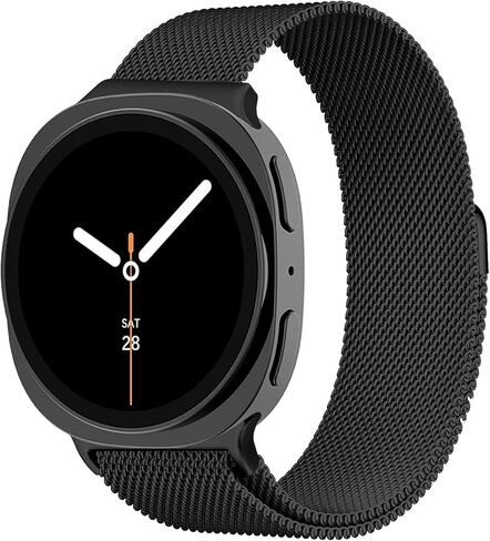Milanese Bands for Samsung Galaxy Watch 8 Band 40mm 44mm/8 Classic 46mm Women Men,Stainless Steel Metal Mesh Loop Magnetic Strap Correa Replacement Wristbands for Samsung Watch 8 Bands 40 44 46 mm in Saudi Arabia
