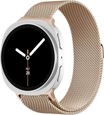 Milanese Bands for Samsung Galaxy Watch 8 Band 40mm 44mm/8 Classic 46mm Women Men,Stainless Steel Metal Mesh Loop Magnetic Strap Correa Replacement Wristbands for Samsung Watch 8 Bands 40 44 46 mm in Saudi Arabia