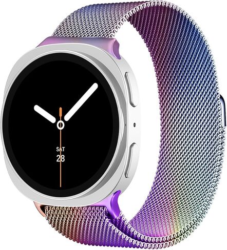 Milanese Bands for Samsung Galaxy Watch 8 Band 40mm 44mm/8 Classic 46mm Women Men,Stainless Steel Metal Mesh Loop Magnetic Strap Correa Replacement Wristbands for Samsung Watch 8 Bands 40 44 46 mm in Saudi Arabia
