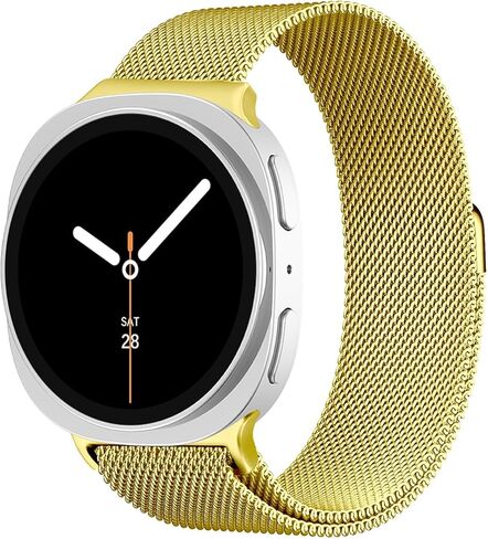 Milanese Bands for Samsung Galaxy Watch 8 Band 40mm 44mm/8 Classic 46mm Women Men,Stainless Steel Metal Mesh Loop Magnetic Strap Correa Replacement Wristbands for Samsung Watch 8 Bands 40 44 46 mm in Saudi Arabia