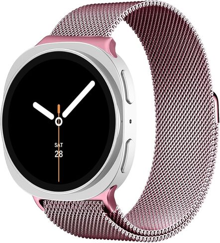 Milanese Bands for Samsung Galaxy Watch 8 Band 40mm 44mm/8 Classic 46mm Women Men,Stainless Steel Metal Mesh Loop Magnetic Strap Correa Replacement Wristbands for Samsung Watch 8 Bands 40 44 46 mm in Saudi Arabia