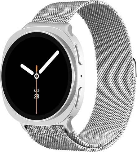 Milanese Bands for Samsung Galaxy Watch 8 Band 40mm 44mm/8 Classic 46mm Women Men,Stainless Steel Metal Mesh Loop Magnetic Strap Correa Replacement Wristbands for Samsung Watch 8 Bands 40 44 46 mm in Saudi Arabia