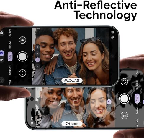 واقي شاشة FLOLAB NanoArmour لهاتف Google Pixel 10 Pro XL زجاج مقسى مضاد للانعكاس - متين وناعم كالزبدة وسهل التركيب، متوافق مع Google Pixel 9 Pro XL in Saudi Arabia