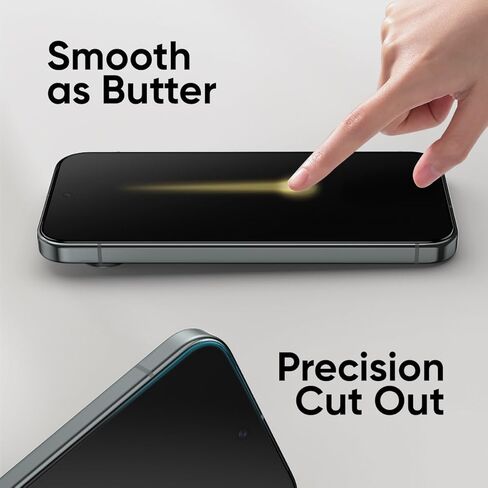 واقي شاشة FLOLAB NanoArmour لهاتف Google Pixel 10 Pro XL زجاج مقسى مضاد للانعكاس - متين وناعم كالزبدة وسهل التركيب، متوافق مع Google Pixel 9 Pro XL in Saudi Arabia
