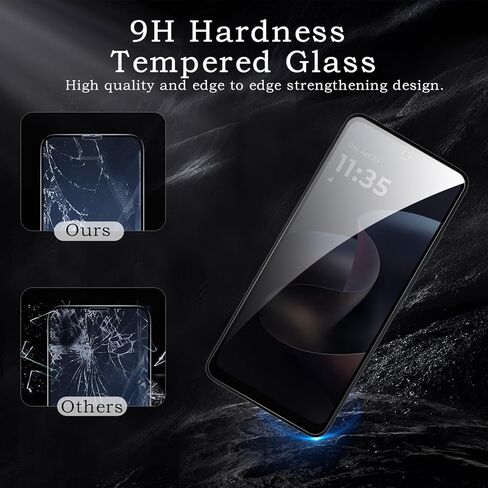 [2+2 Pack] Privacy Screen Protector for Motorola Moto G 5G 2026, Anti-Spy Shatterproof Tempered Glass with Camera Lens Tempered Glass 9H Hardness Bubble Free Anti-Glare Case Friendly in Saudi Arabia