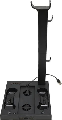 قاعدة شحن مزدوجة مع مروحة تبريد، حامل شاحن تبريد عمودي 5 في 1 مع مؤشر LED لوحدة تحكم Xbox Series S in Kuwait