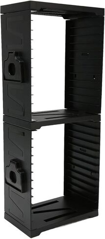 Game Storage Tower Up to 24 Games 4 Controllers 2 Headset Multifunctional Dual Layer Video Game Controller Storage Stand in Saudi Arabia