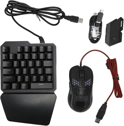 Keyboard and Mouse Combo Set Adapter for PS3,PS4,Switch,Programmable Game Console Wired Mechanical Keyboard Mouse Converter,Keyboard Mouse Converter for Xbox 360,Xbox ONE in Kuwait