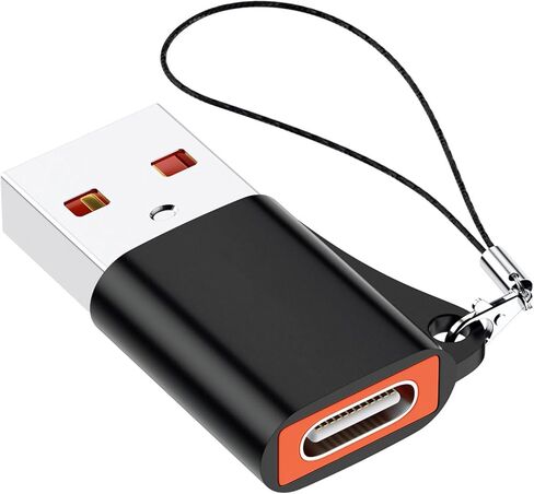 محول USB3.0 إلى النوع C عالي السرعة مع حزام مناسب للسفر، مقاومات 56KΩ للسفر الاحترافي والمكتب والمنزل، محول USB C معدني مع حبل قصير in Kuwait