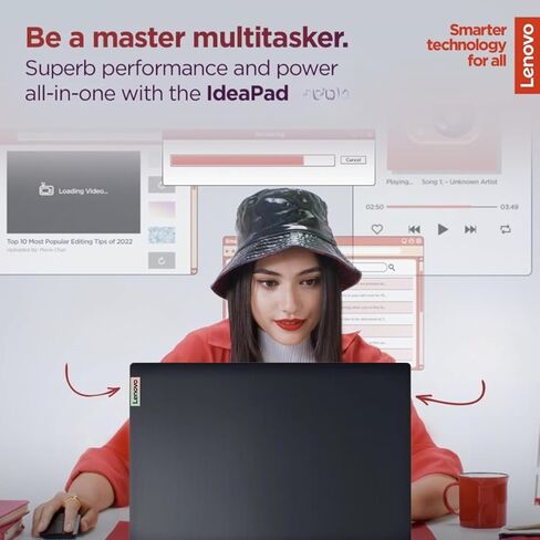 كمبيوتر محمول Lenovo IdeaPad مقاس 15.6 بوصة مزود بتقنية Microsoft 365 Home and Business • ذاكرة وصول عشوائي (RAM) سعة 12 جيجابايت • محرك أقراص PCIe SSD سعة 256 جيجابايت • Intel Core • Wi-Fi 6 • تخزين سحابي سعة 1 تيرابايت • بطارية 11 ساعة • Windows 11 (متج in Kuwait