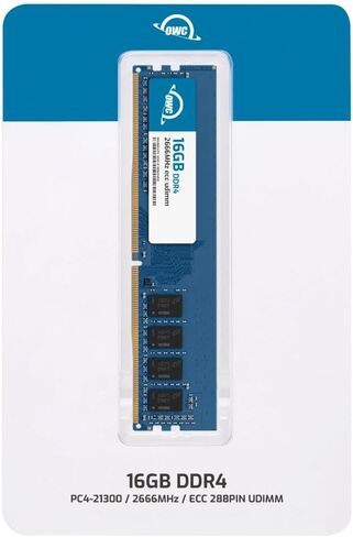OWC 16GB Replacement for Synology D4EU02-16G - DDR4 2666 PC4-21300 CL19 2Rx8 288-pin 1.2V ECC Unbuffered DIMM Memory RAM Module Upgrade in Saudi Arabia