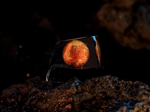 غطاء مفاتيح Jupiter Planet Artisan Keycap R1 SA Profile مخصص للنظام الشمسي الكواكب أغطية مفاتيح 1U ESC مصنوعة يدويًا من الراتنج للألعاب Galaxy Key Cap Cherry MX Switch لوحة مفاتيح ميكانيكية متوافقة (1U-Keycap-Sun) in Kuwait