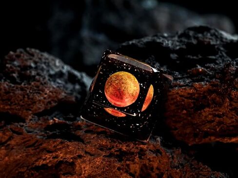 غطاء مفاتيح Jupiter Planet Artisan Keycap R1 SA Profile مخصص للنظام الشمسي الكواكب أغطية مفاتيح 1U ESC مصنوعة يدويًا من الراتنج للألعاب Galaxy Key Cap Cherry MX Switch لوحة مفاتيح ميكانيكية متوافقة (1U-Keycap-Sun) in Kuwait