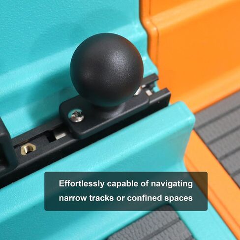 Aluminum 1.5" Track Ball Mount Base with Double T-Bolt for Kayak/Boating, 90 Degree Boat Track for Fishfinders/GPS Mount, Compatible with RAM, Arkon, iBolt 1.5 inches/C Size Double Socket Arm in Saudi Arabia