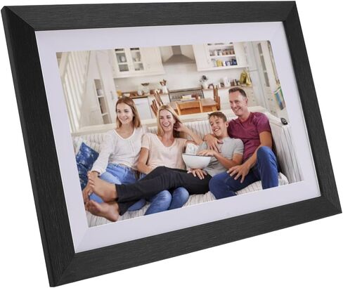 إطار صورة رقمي 10.1 بوصة 1280 × 800 إطار صور ذكي سحابي عالي الدقة وذاكرة 16 جيجابايت وتدوير تلقائي لعرض الشرائح ومشغل موسيقى الفيديو (قابس أمريكي) in Saudi Arabia