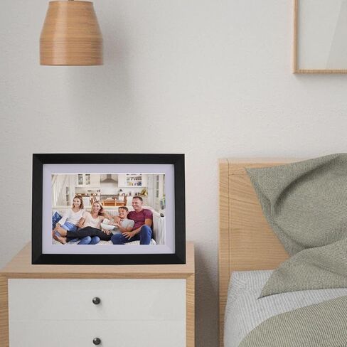 10.1 inch Digital Picture Frame, 1280x800 HD Digital Photo Frame, Sharing 16GB Memory Auto Rotate Slideshow Video Music Player, for Android 6.0. (US Plug 100‑240V) in Saudi Arabia