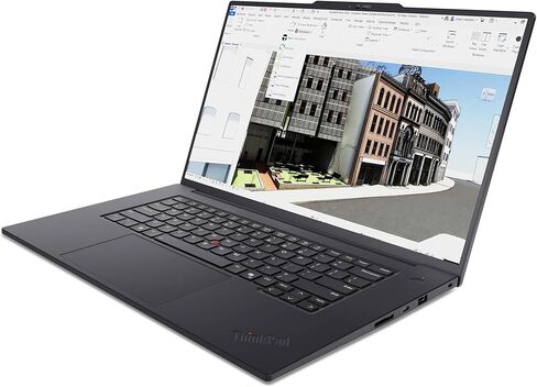 Lenovo ThinkPad T1g Gen 8, AI Laptop, Intel Ultra 9 285H vPro (5.4 GHz), 16" 4K (3840 x 2400) 800 nits, 64GB DDR5, 4TB Gen5 SSD, NVIDIA RTX 5070, 5MP Camera Computer Vision, Win 11 Pro- Black in Kuwait