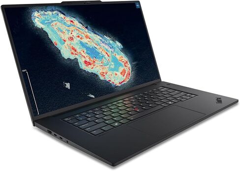 Lenovo ThinkPad T1g Gen 8, AI Laptop, Intel Ultra 9 285H vPro (5.4 GHz), 16" 4K (3840 x 2400) 800 nits, 64GB DDR5, 4TB Gen5 SSD, NVIDIA RTX 5070, 5MP Camera Computer Vision, Win 11 Pro- Black in Kuwait