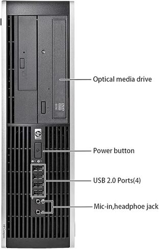 كمبيوتر مكتبي HP Elite، 3.1 جيجا هرتز، Intel Core i5 الجيل الثالث، ذاكرة الوصول العشوائي 16 جيجا، 2 تيرابايت HDD، شاشة LED جديدة MTG 24 بوصة، مجموعة ألعاب MTG، WiFi، Windows 11 (متجدد) in Kuwait