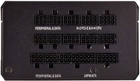 سلسلة Corsair Enthusiast RM1000x، معيارية بالكامل 80 بلس ذهبي 1000 وات، إصدار الاتحاد الأوروبي in Saudi Arabia