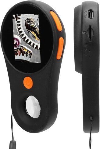 Microscope for Kids, 2MP 500x Magnification Portable Handheld Magnifying Glass with 2.0in Color Screen, Fixed Focus Handheld Microscope Built in 8LED, Computer Monitoring in Saudi Arabia