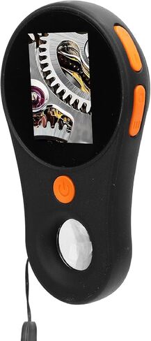 Microscope for Kids, 2MP 500x Magnification Portable Handheld Magnifying Glass with 2.0in Color Screen, Fixed Focus Handheld Microscope Built in 8LED, Computer Monitoring in Saudi Arabia