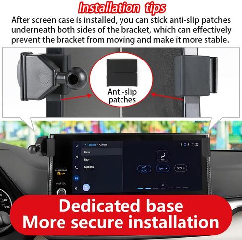 Car Phone Holder for Toyota Sienna 2025 2026【12.3-inch Screen，Not Fit LE 8-inch Screen】 Auto Accessories Navigation Bracket Interior Screen Decoration Dash Board Mobile Cell Phone Mount case in Saudi Arabia