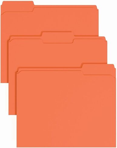 Tru Red 875429 Colored Top-Tab File Folders 3 Tab 5 Color Asst Letter Size 100/Pk in Saudi Arabia