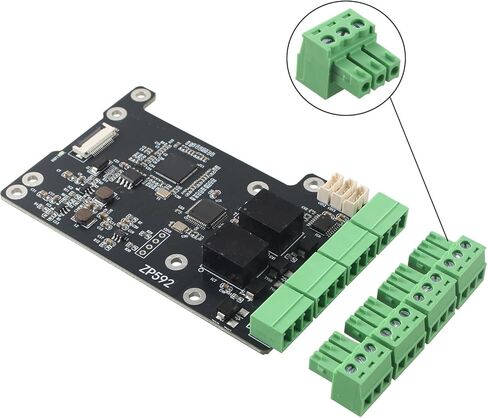 ZDE ZP592 PCIe to 2 Channel RS485 2 Channel RS232 HAT Expansion Board for Raspberry Pi 5 PCIe to RS485 with Isolation RS232 Long Distance Communication Via RS485 in Saudi Arabia
