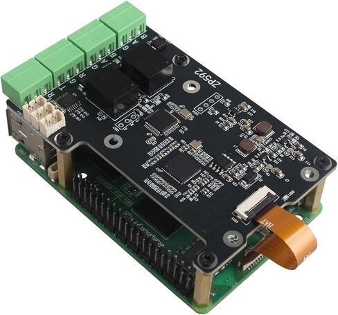 ZDE ZP592 PCIe to 2 Channel RS485 2 Channel RS232 HAT Expansion Board for Raspberry Pi 5 PCIe to RS485 with Isolation RS232 Long Distance Communication Via RS485 in Saudi Arabia