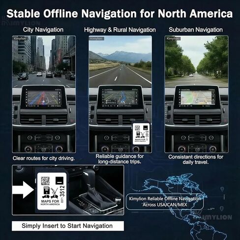 بطاقة SD للملاحة 85713512 لمركبات جنرال موتورز، متوافقة مع تحديد 2019-2024 Chevy/GMC/Cadillac/Buick، الولايات المتحدة الأمريكية كندا المكسيك خريطة GPS in Kuwait