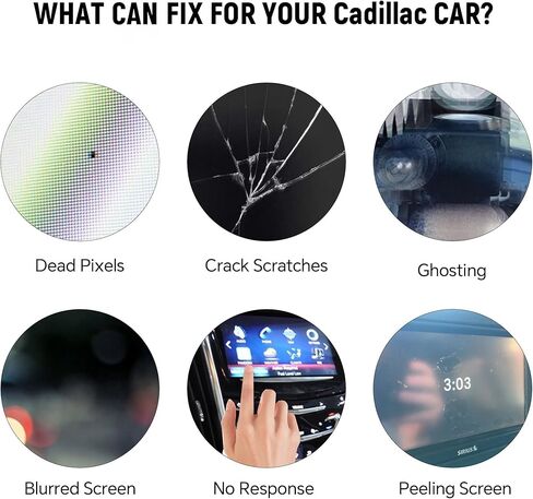 ترقية استبدال الشاشة التي تعمل باللمس لكاديلاك CUE ATS CTS SRX XTS Escalade 2013 2014 2015 2016 2017 شاشة تعمل باللمس مع مجموعة أدوات إزالة استبدال 23243166، 20867045، 22912608 in Kuwait