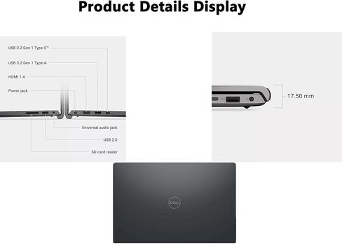 Dell Inspiron 15.6" FHD Touchscreen Upgraded Laptop, 13th Gen Intel Core i7-1355U (10-Core) CPU, 32GB RAM | 1TB SSD | Windows 11 Pro | Wi-Fi 6 | Webcam | for Home/Office/Online Learning | RK in Saudi Arabia