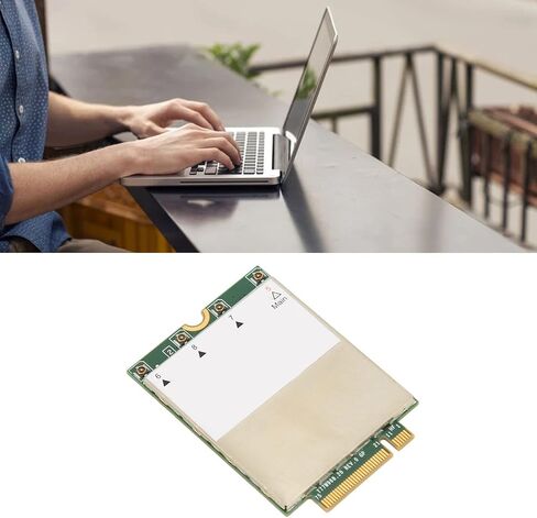 4G Network Card, M.2 4G WWAN Card with eSIM Support for Laptop, Stable Signal Reception, X20 LTE Modem, Compatible with Europe and America Networks in Saudi Arabia