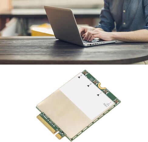 4G Network Card, M.2 4G WWAN Card with eSIM Support for Laptop, Stable Signal Reception, X20 LTE Modem, Compatible with Europe and America Networks in Saudi Arabia