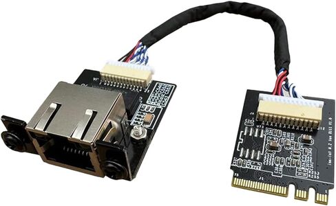 M.2 A E Key to Gigabit Ethernet Module for X86 Linux Single Board Computer SBC,RTL8111F Gigabit Ethernet Server NIC, Interface Card10/100/1000 Mbps RJ45 LAN, Support 2230/2280 in Saudi Arabia