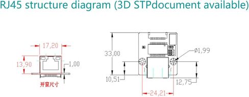 M.2 A E Key to Gigabit Ethernet Module for X86 Linux Single Board Computer SBC,RTL8111F Gigabit Ethernet Server NIC, Interface Card10/100/1000 Mbps RJ45 LAN, Support 2230/2280 in Saudi Arabia