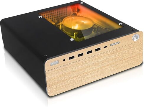كمبيوتر مكتبي HP Full Light Gaming PC - AMD Pro A10-9700، رسومات GT 1030، ذاكرة الوصول العشوائي 8 جيجابايت، 1 تيرابايت SSD، شاشة منحنية 27 بوصة، لوحة مفاتيح RGB مع مساعد AI، ماوس، واي فاي، سماعة رأس RGB، Windows 11 (متجدد) in Kuwait