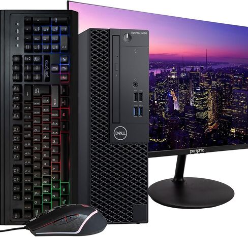 الكمبيوتر المكتبي ديل اوبتيبلكس 3060 | إنتل i5-8500 (3.2) | ذاكرة وصول عشوائي DDR4 سعة 16 جيجابايت | 1 تيرابايت SSD الحالة الصلبة | ويندوز 11 بروفيشنال | شاشة LCD جديدة مقاس 24 بوصة | كمبيوتر منزلي أو مكتبي (متجدد) in Kuwait
