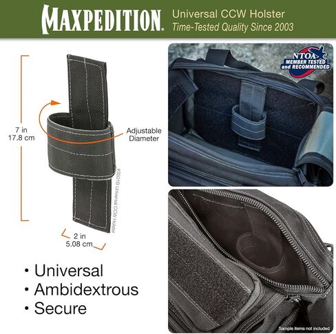 حافظة Maxpedition Universal CCW (أسود) in Saudi Arabia