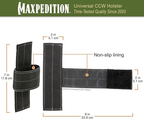 حافظة Maxpedition Universal CCW (أسود) in Saudi Arabia