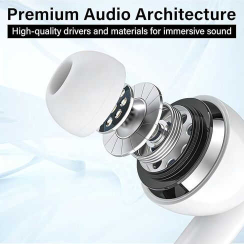 2 Pack Wired Earbuds with Microphone, Noise Cancelling Earbuds, HiFi Stereo Earphone with Clear Sound & Deep Bass, Compatible with Phone, Pad, PC, Laptop, Desktop Computer & Gaming in Saudi Arabia
