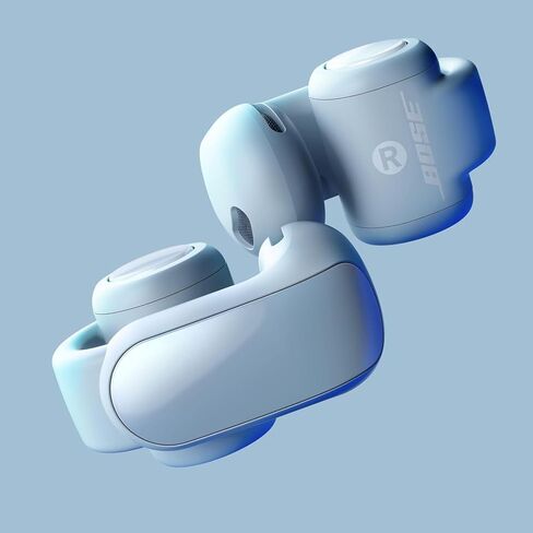 سماعات أذن Bose Ultra Open مع صوت غامر، مشبك لاسلكي مفتوح للأذن على سماعات الأذن لتوفير الراحة، OpenAudio للتوعية، حزمة غطاء حافظة من السيليكون لسماعات الأذن فائقة الفتح (حجر القمر الأزرق) in Saudi Arabia